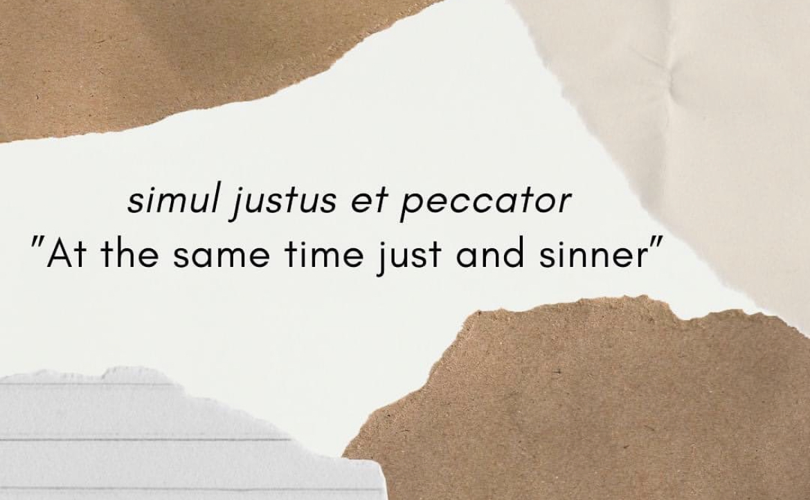 simul justus et peccator shirt